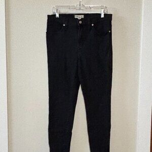 Madewell Black 9" Mid-Rise Skinny Jeans Size 31